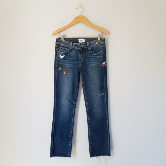 Paige Denim Arvin Jacqueline Straight Jeans - Picture 1 of 9